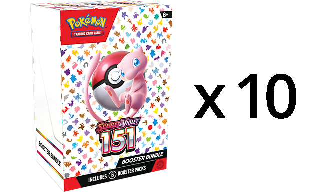 Pokemon SV3.5 Scarlet & Violet 151 Booster Bundle DISPLAY BOX (10ct)
